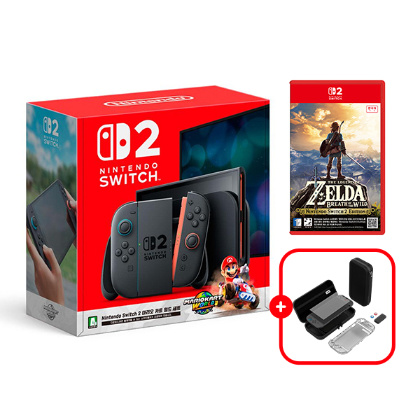 닌텐도 스위치2 마리오 카트 월드 세트＋스타터킷＋젤다의 전설 야생의 숨결 렌탈 60개월
